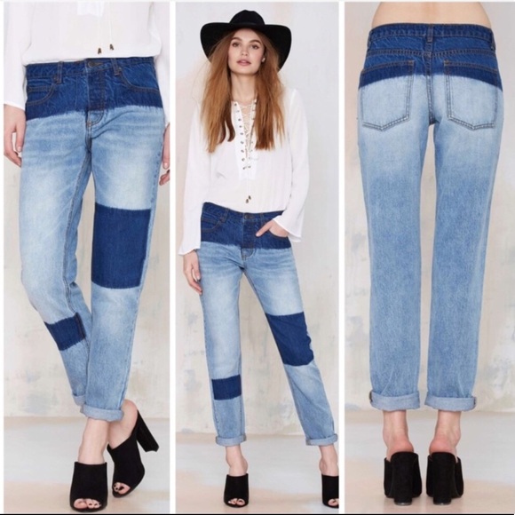 nasty gal boyfriend jeans